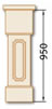 Columna plafon 23. - 
1 ud. z�calo columna 25 
1 ud. bloque Plaf�n 23 
1 ud. z�calo col. 25/8 
1 ud. capitel palno 35