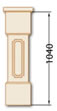 Columna plafon 23. - 
2 ud. z�calo col. 25/8 
1 ud. bloque Plaf�n 23 
1 ud. capitel palno 35